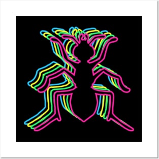 Ant 80s Neon Posters and Art